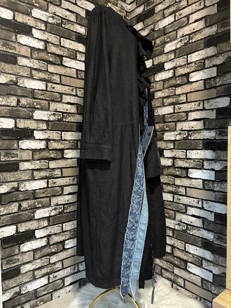 アズノウアズオオラカ✨デニムワンピース ブラック 大きいサイズ