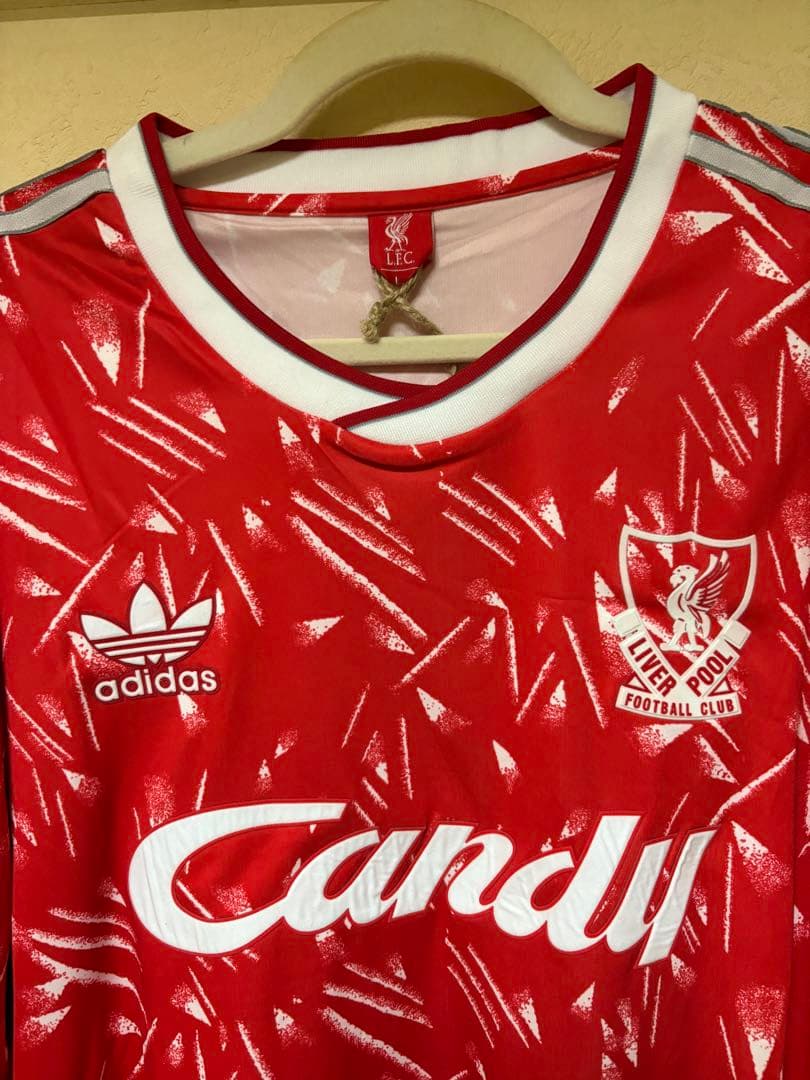 リバプールFC 長袖シャツ 1989/1990 adidas Candy
