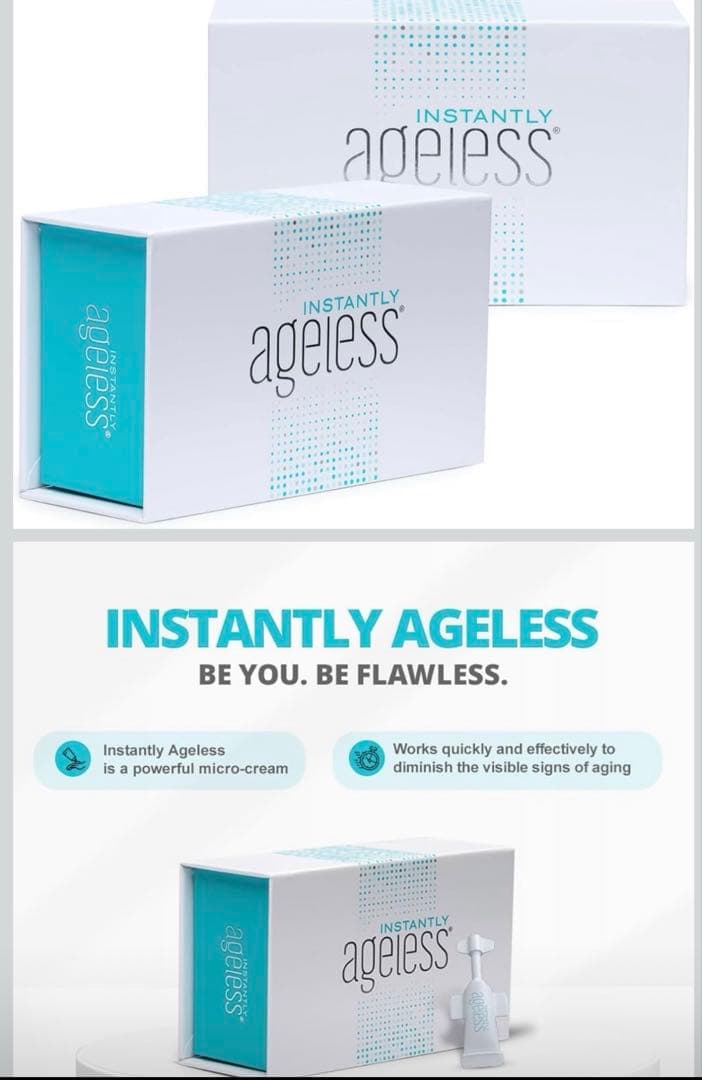 INSTANTLY AGELESS フェイスクリーム 25枚入り
