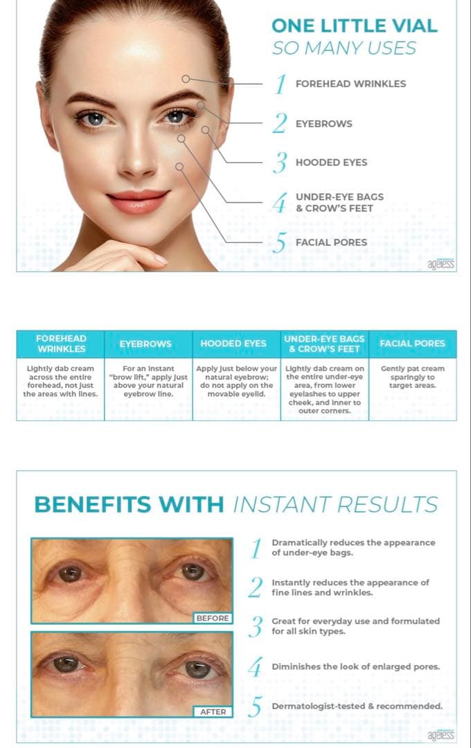 INSTANTLY AGELESS フェイスクリーム 25枚入り