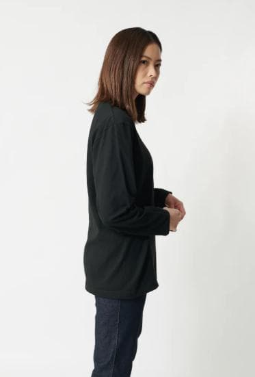 リライブ レディース上下セット 無地コットン長袖シャツ付きスパッツ LL サイズ