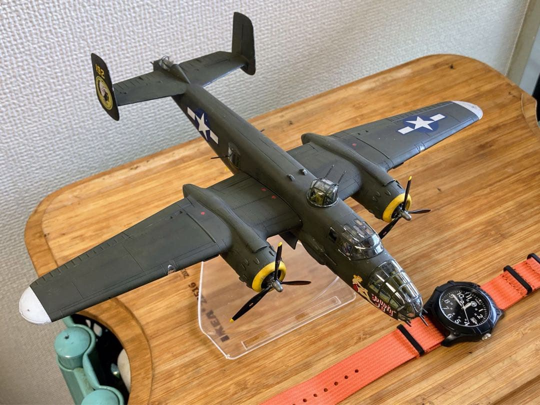 ハセガワ 1/72 B-25 飛行状態完成品
