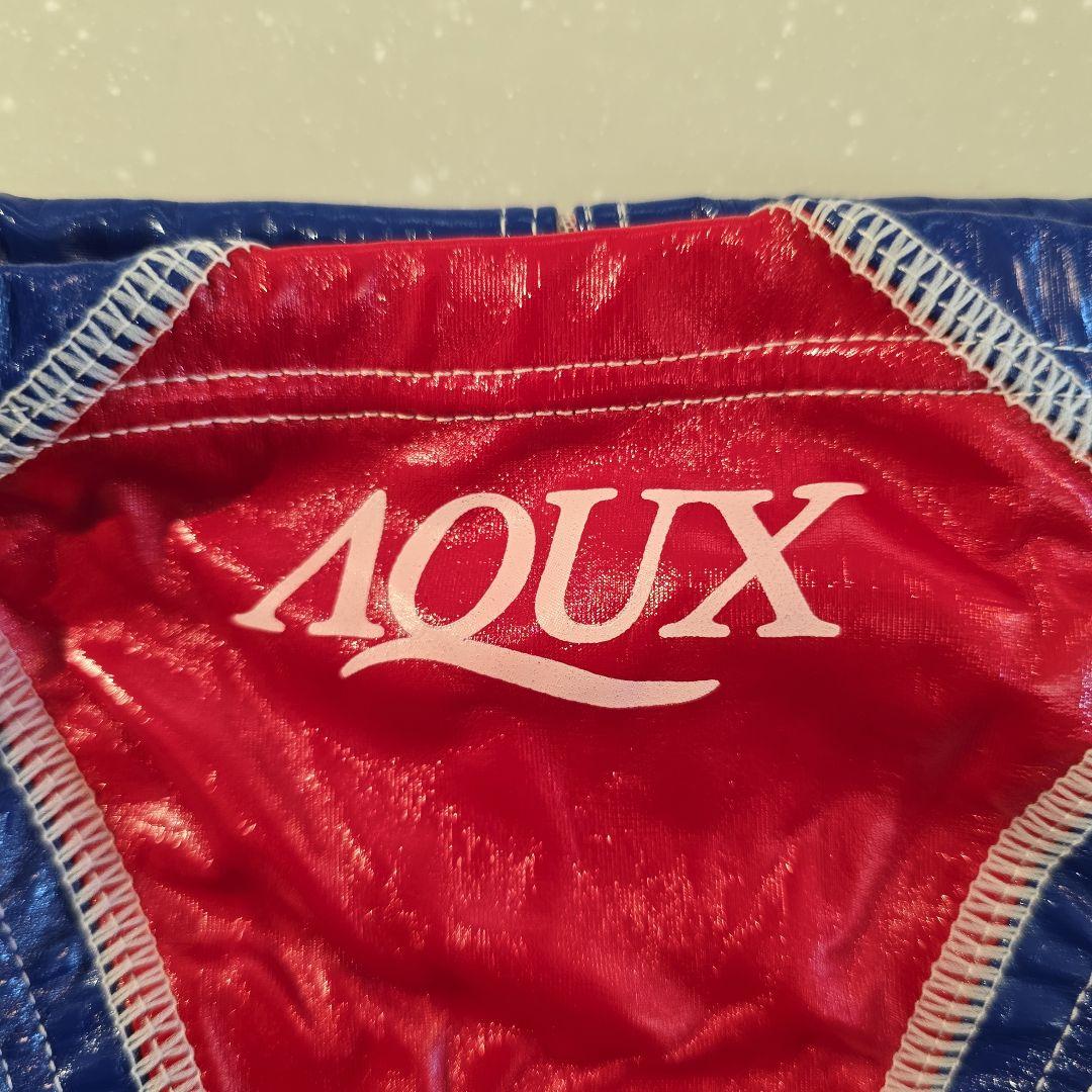 AQUX 競泳水着 レッド/ブルー/イエロー 未使用品 ポロパン
