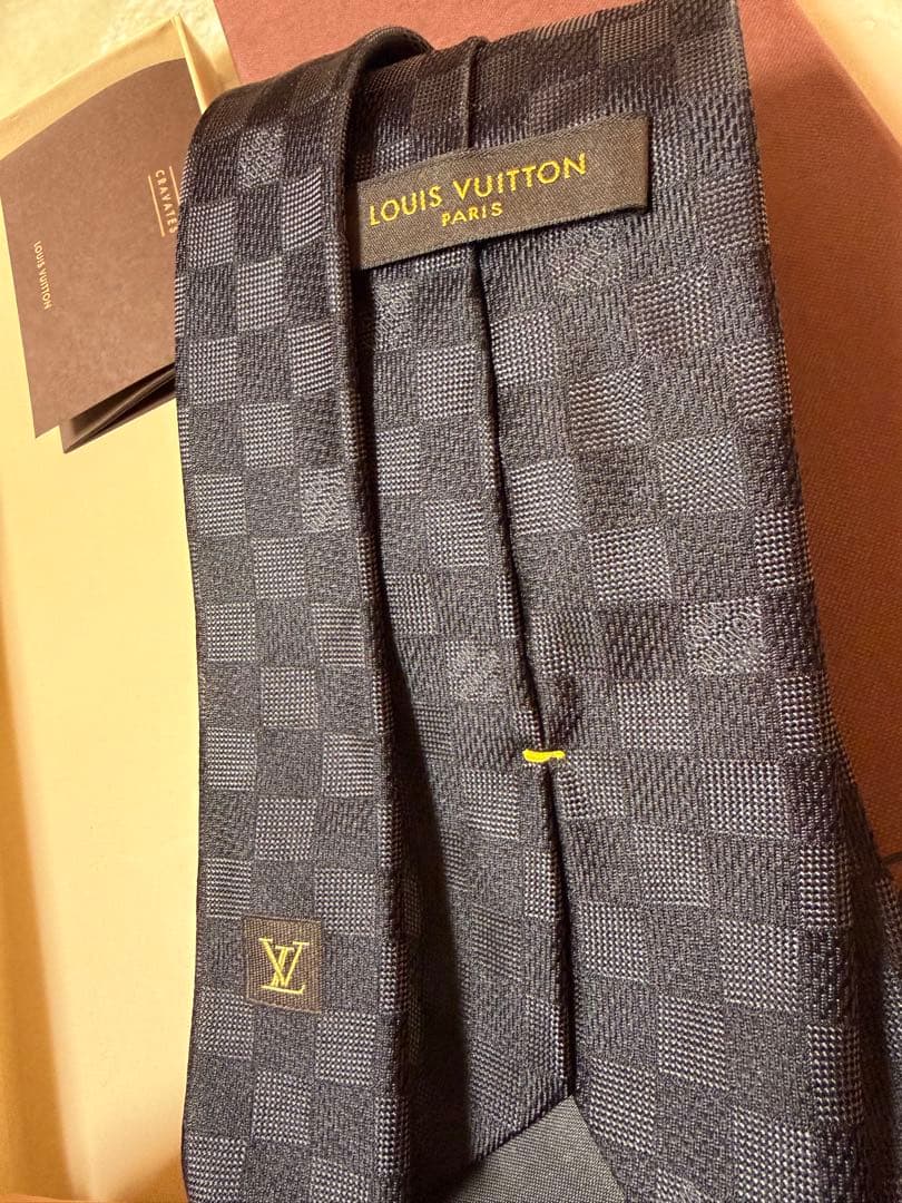 surupyon　Louis Vuitton ダミエパターン ネクタイ