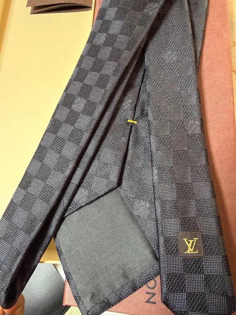 surupyon　Louis Vuitton ダミエパターン ネクタイ
