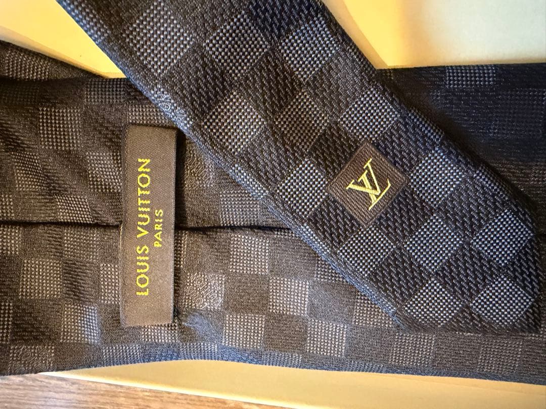 surupyon　Louis Vuitton ダミエパターン ネクタイ