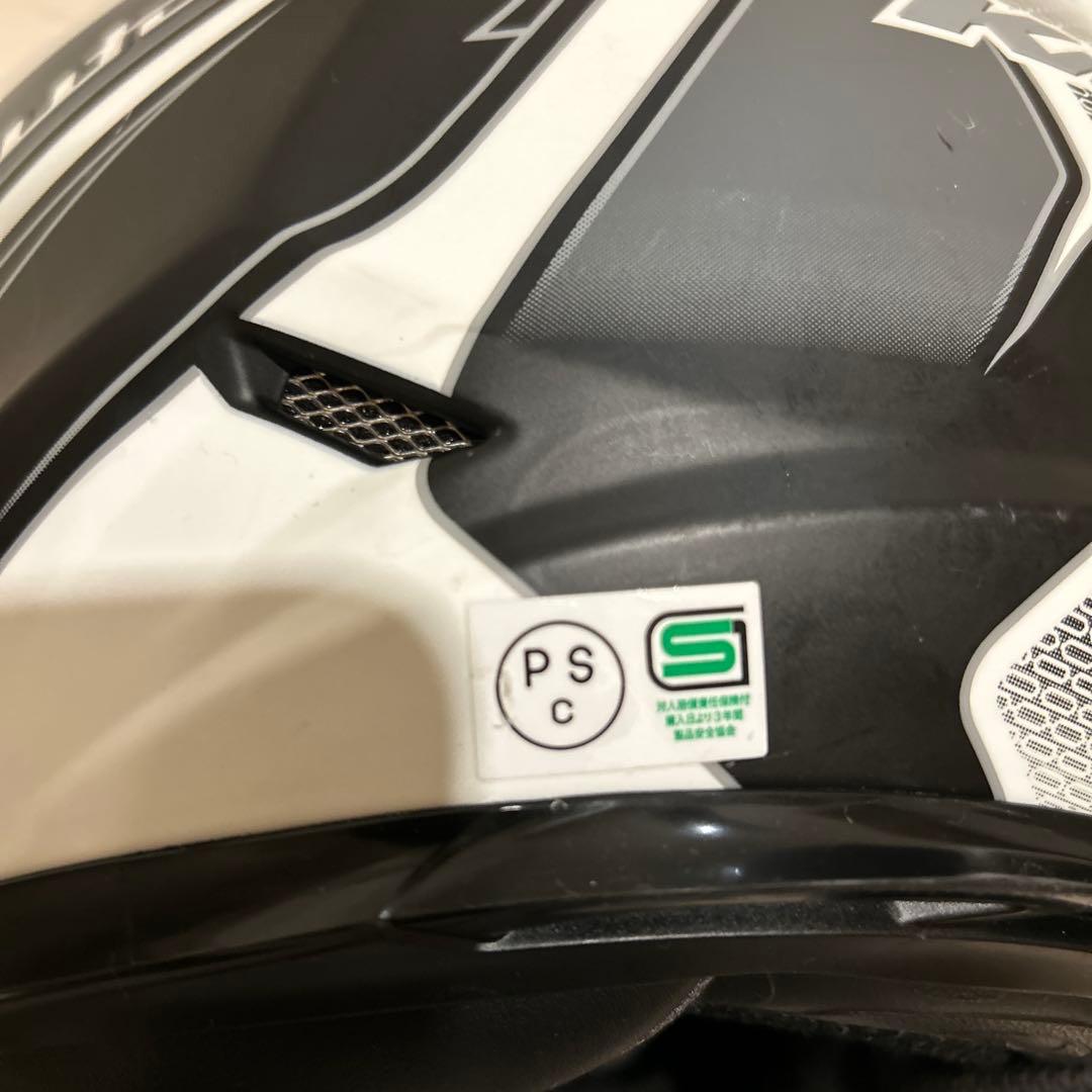 Kabuto kamui2 フルフェイスヘルメット ブラック/ホワイト