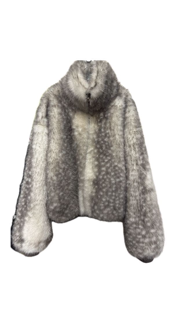 HTH バンビフルジップジャケット　グレー