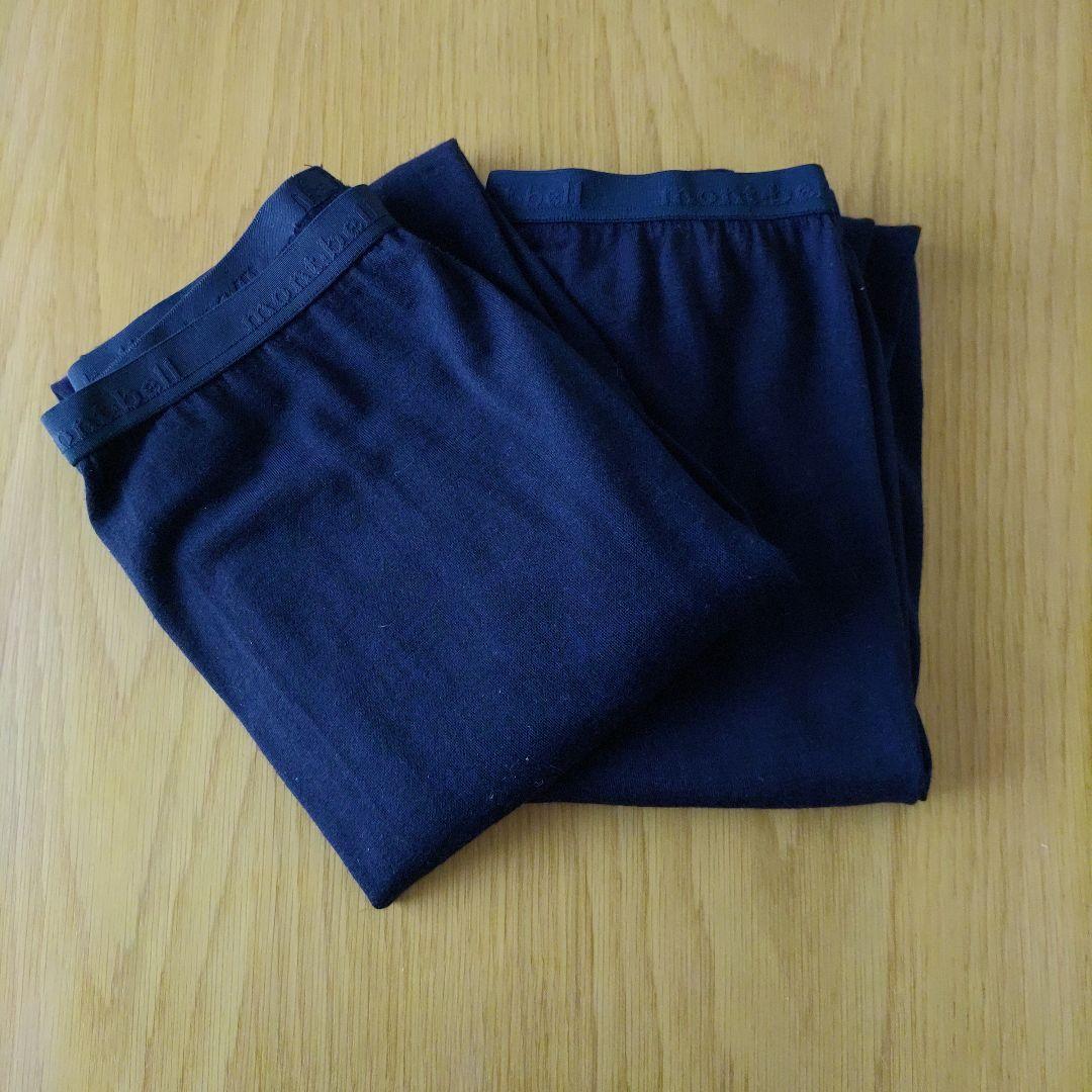 【2セット】モンベル　スーパーメリノウール M.W. タイツ Women's M
