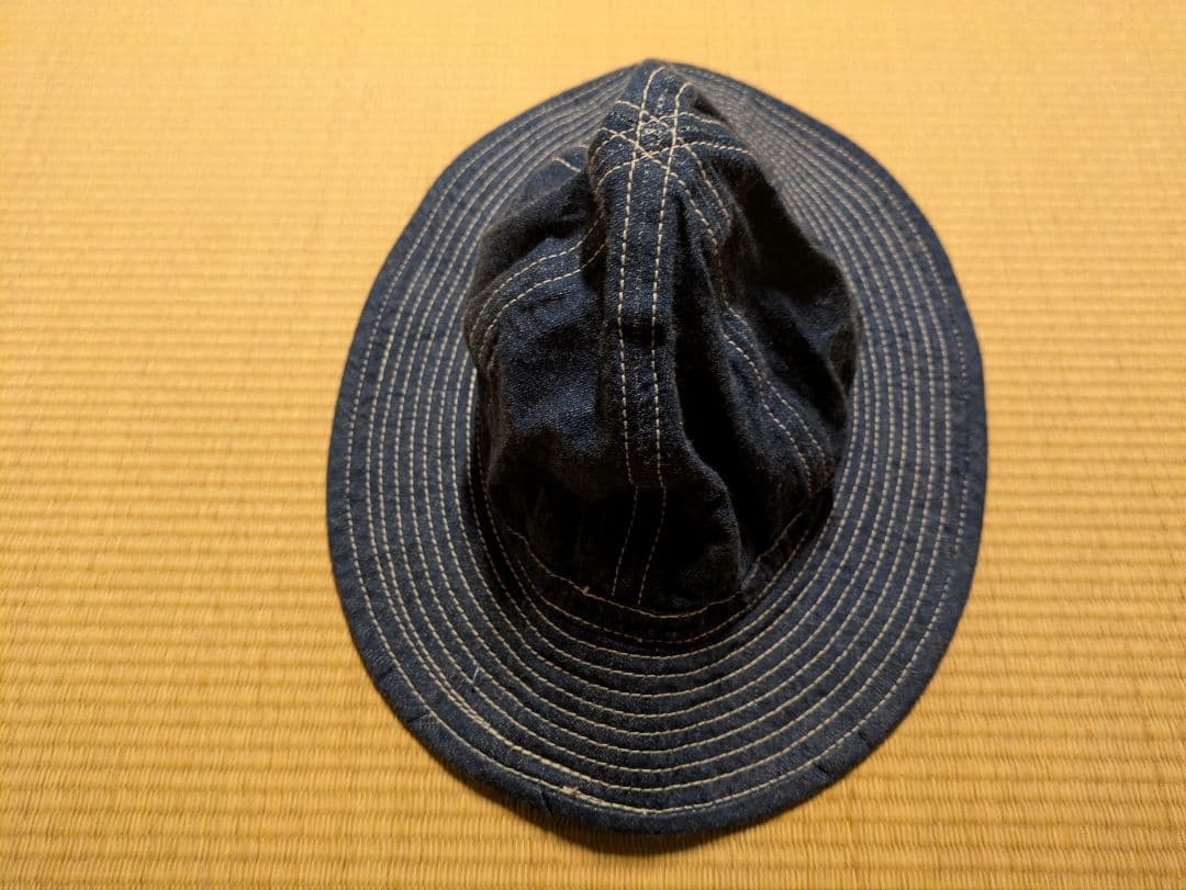 本日のみの特別価格【サイズ7 3/4】リアルマッコイズ　デニム　アーミー　ハット