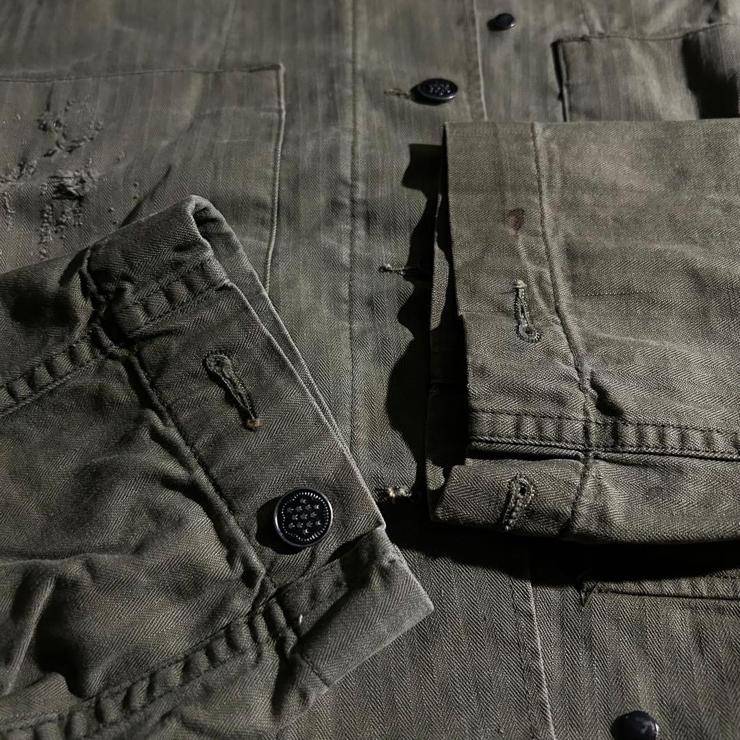 s*1様 40s VINTAGE US ARMY M-43 HBT JK 13ス