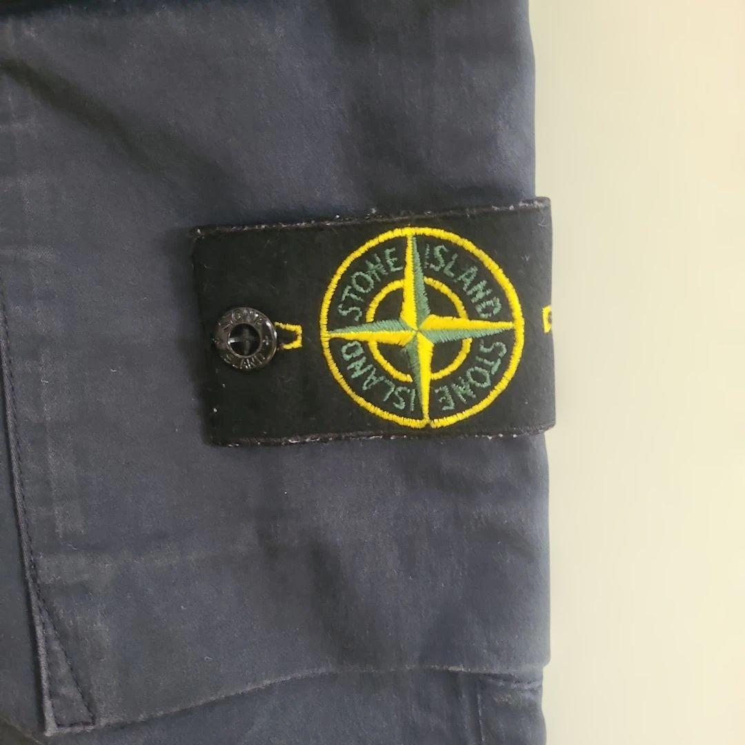 ストーンアイランド stone ブラック w29 カーゴパンツ 黒