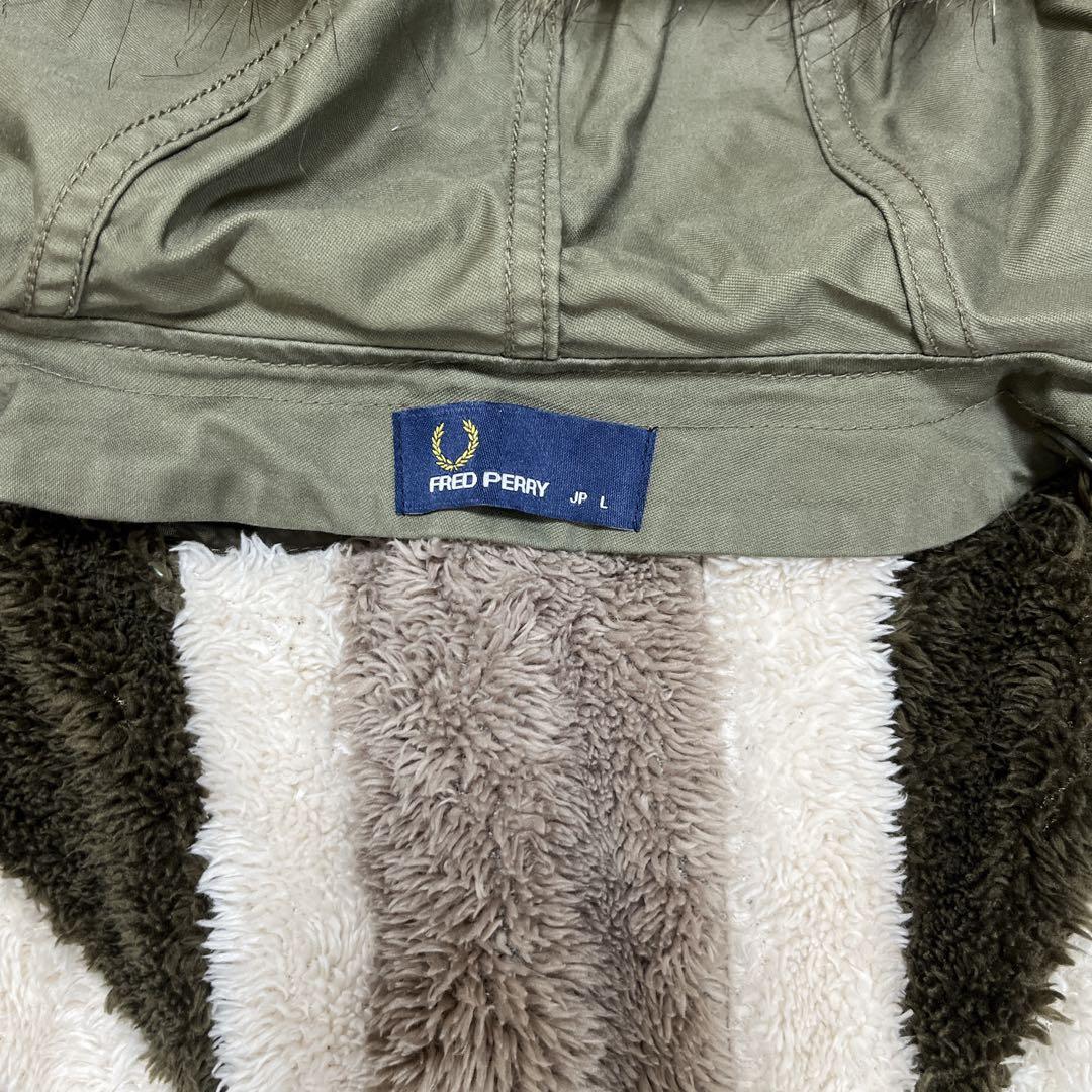 フレッドペリー　モッズコート　ユニオンジャック　L オリーブドラブ