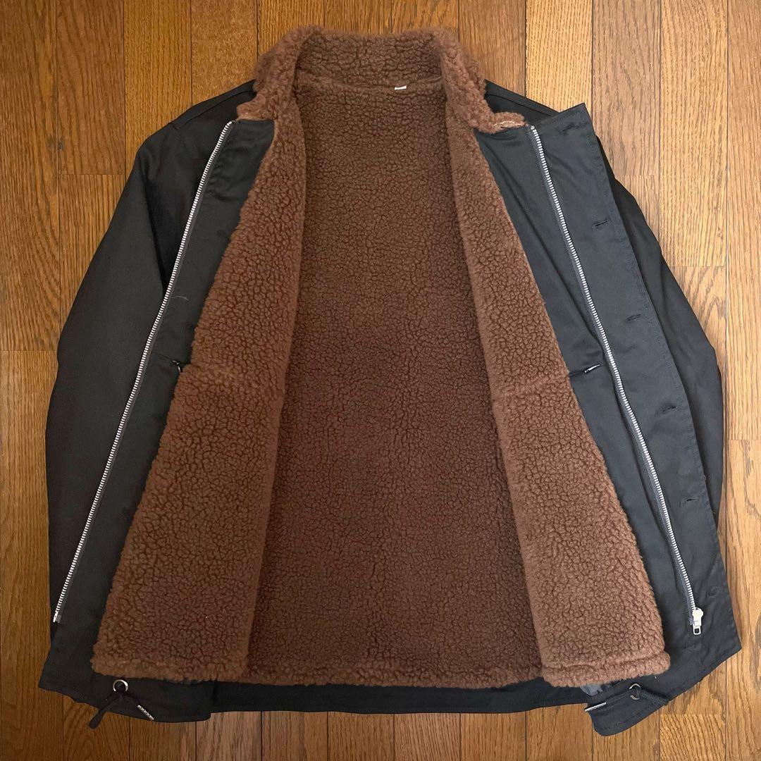 【未使用】REAL MINORITY N-1ボアデッキジャケット L ブラック