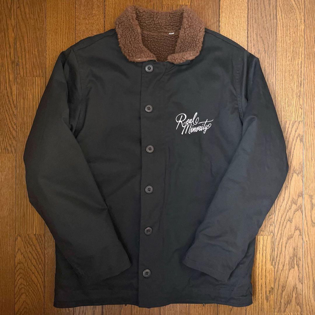 【未使用】REAL MINORITY N-1ボアデッキジャケット L ブラック