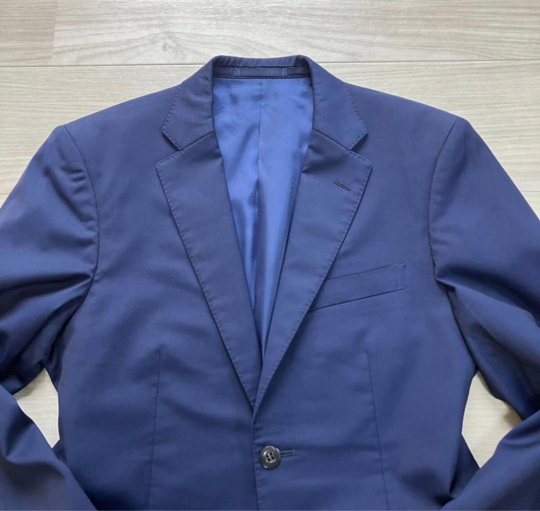 ロロピアーナ　Super130's ウール　スーツ　ネイビー ⭐️17万購入　特価