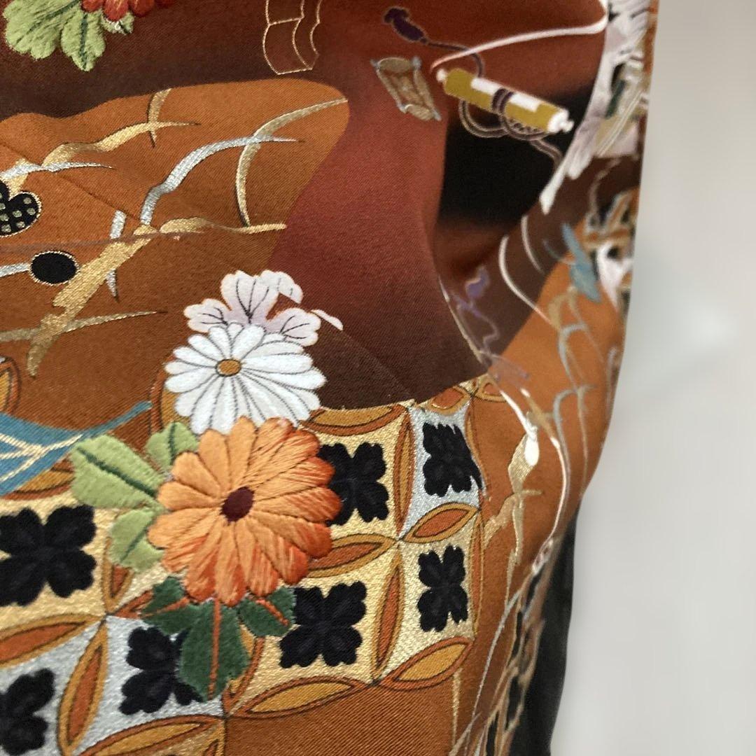 新品　豪華黒留袖フルセットお探しの方に　刺繍　駒刺繍　金銀彩　比翼仕立て