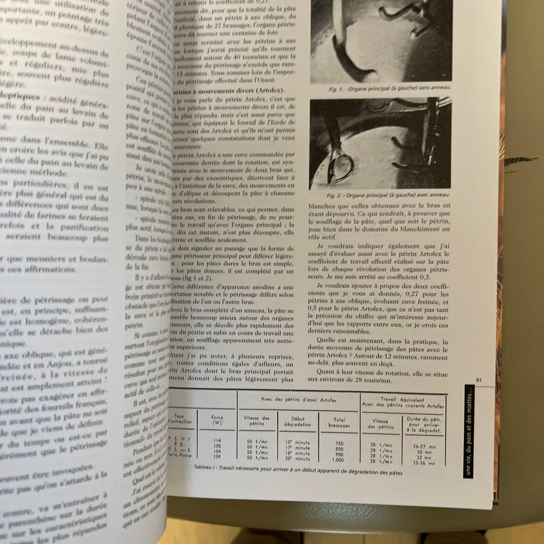 une vie, du pain et des miettes 洋書 パンの製法