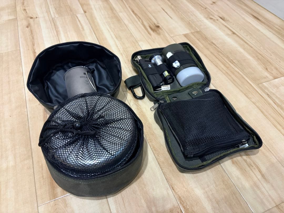 ソロキャンプ小道具セット