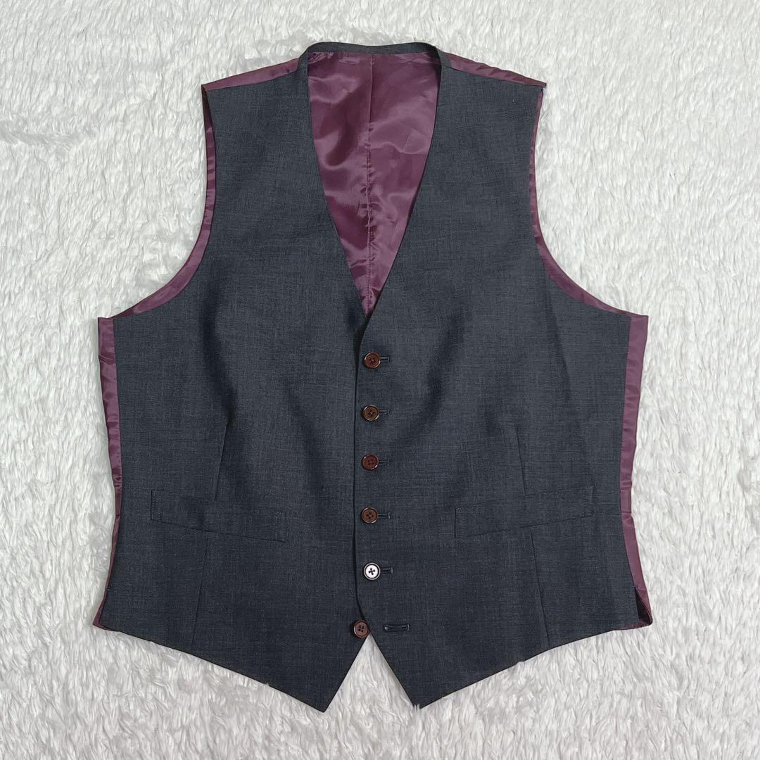 【最高級3ピース】銀座グローバルスタイル×カバラーネ スーツ イタリア製生地