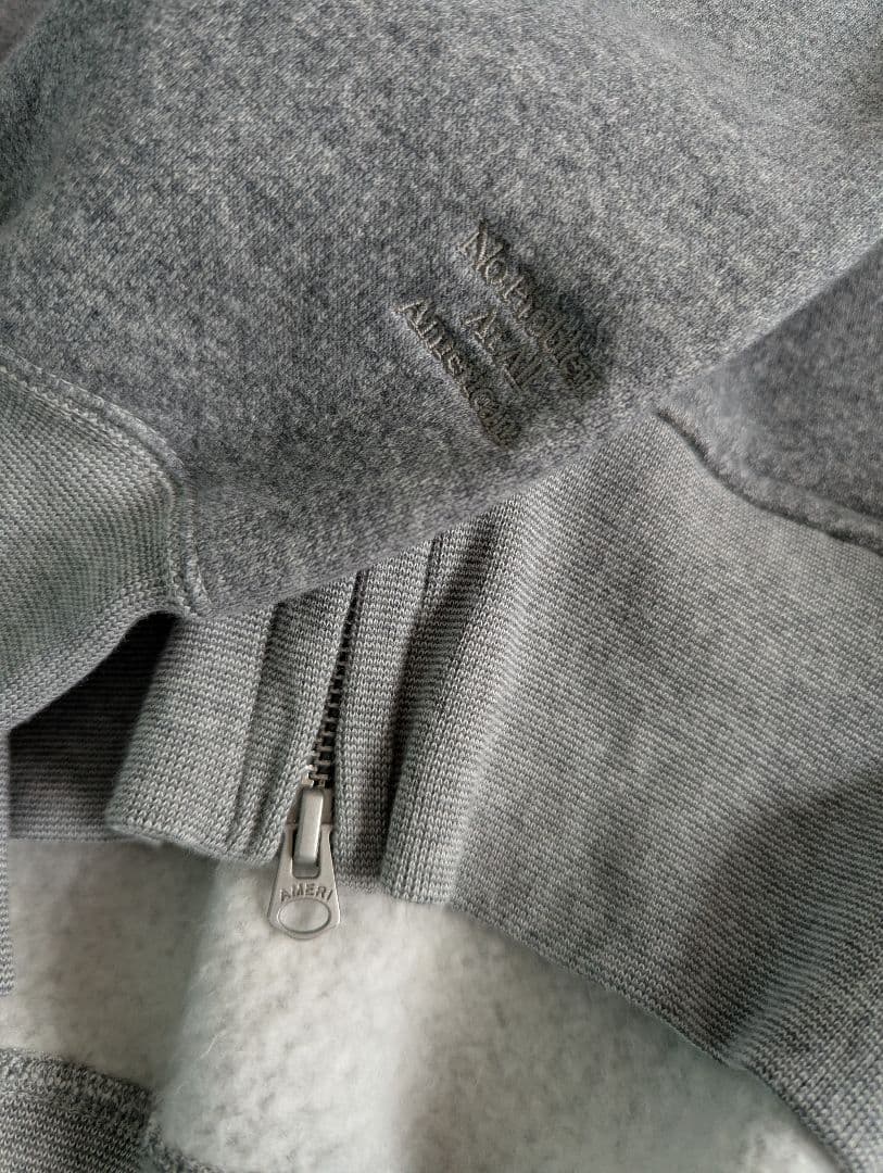アメリカーナ★Americana WIDE FULLZIP HOODIE グレー