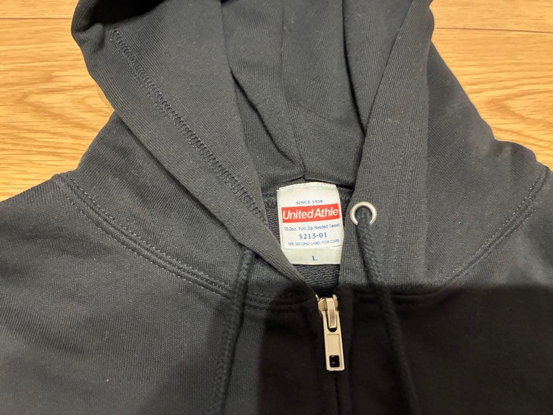 ふみくん✕ヴィレッジヴァンガード ジップアップパーカー　ふみ　ピアノ