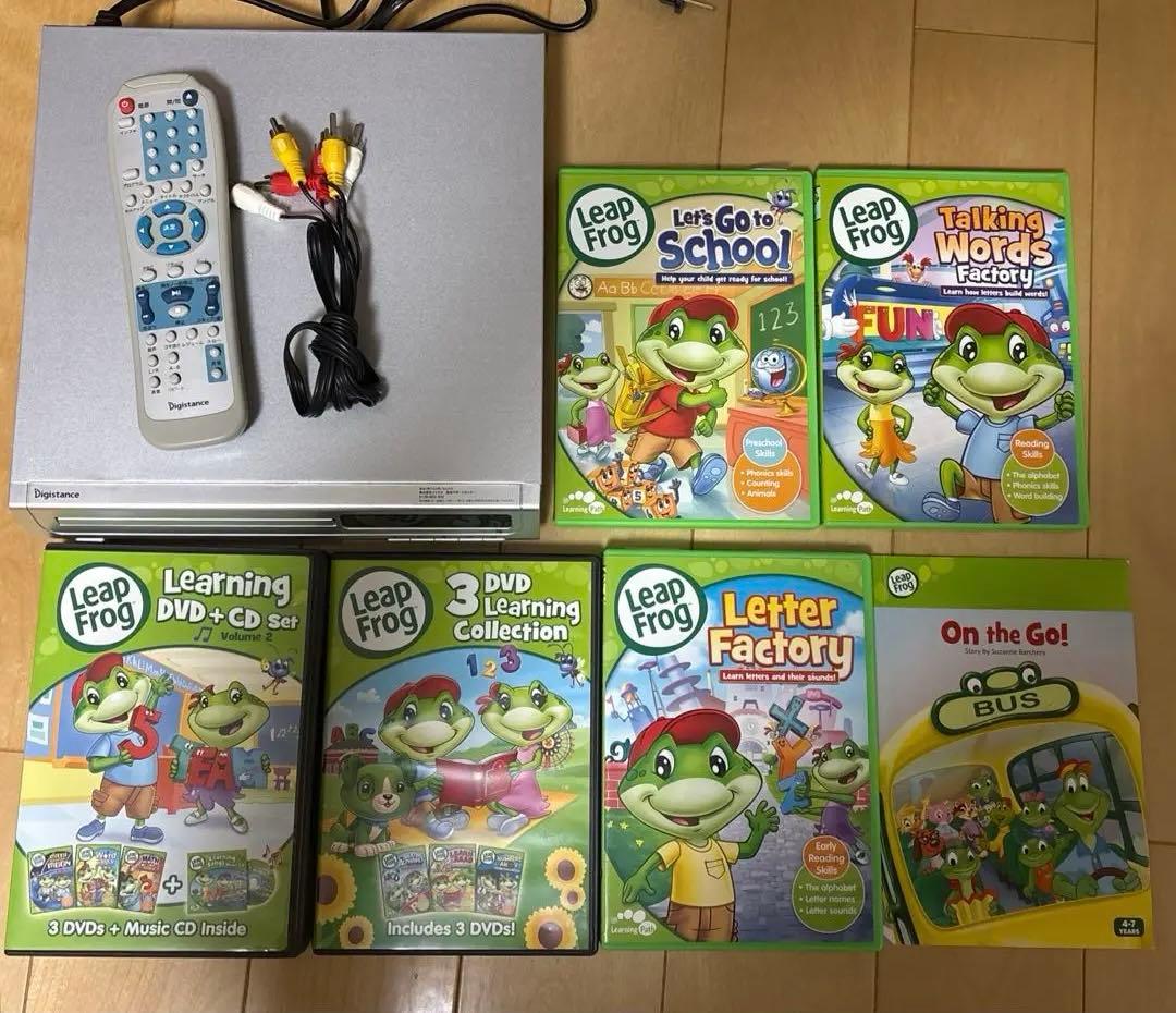 LeapFrog DVD 9枚　DVDプレーヤー　セット