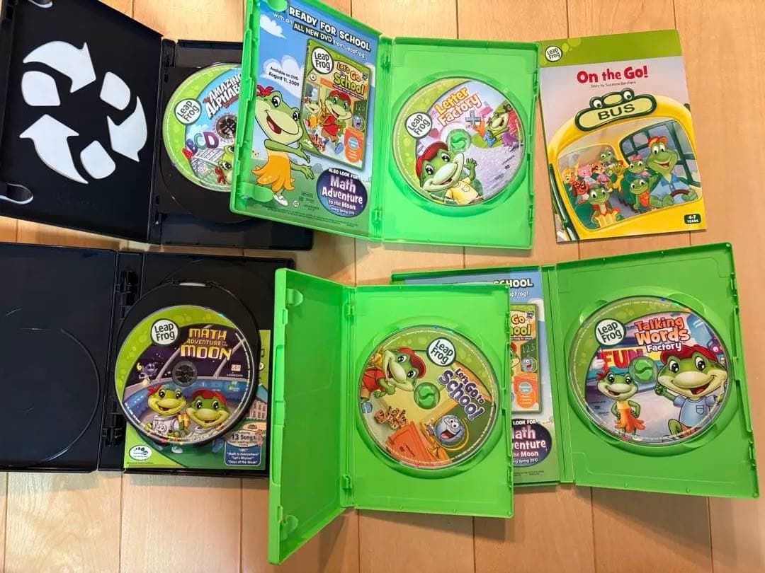 LeapFrog DVD 9枚　DVDプレーヤー　セット