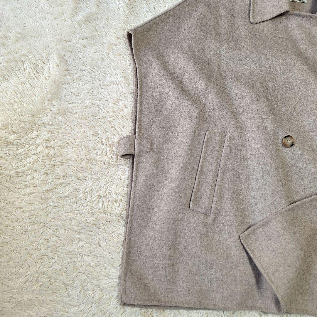 【極美品】ジャーナルスタンダードレリューム　ウールナイロンリバーベスト　ベージュ