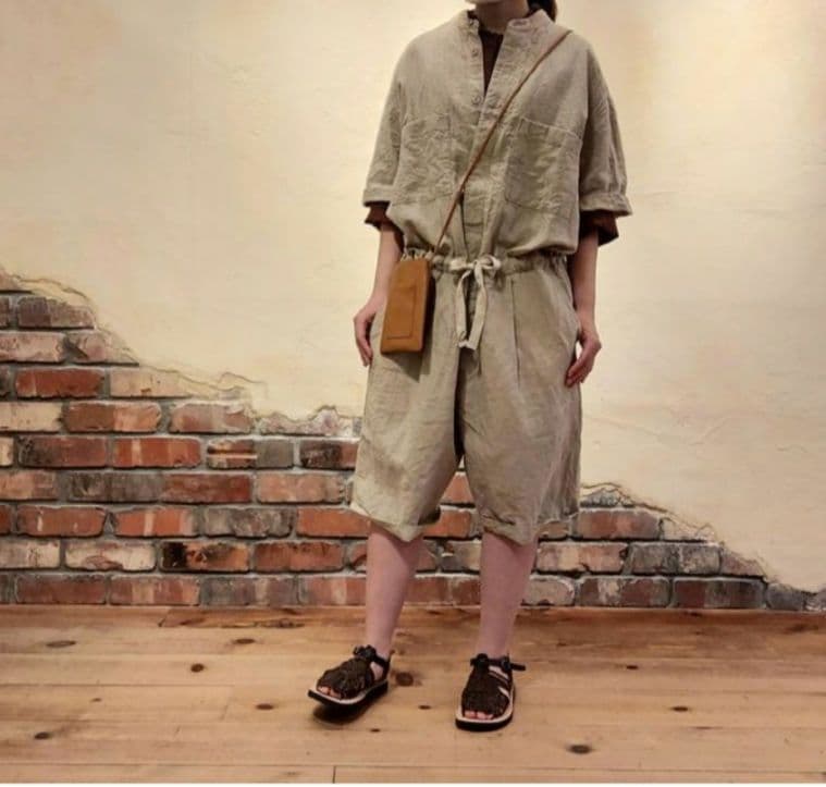 ネストローブ　ジャンプスーツ　ナチュラル