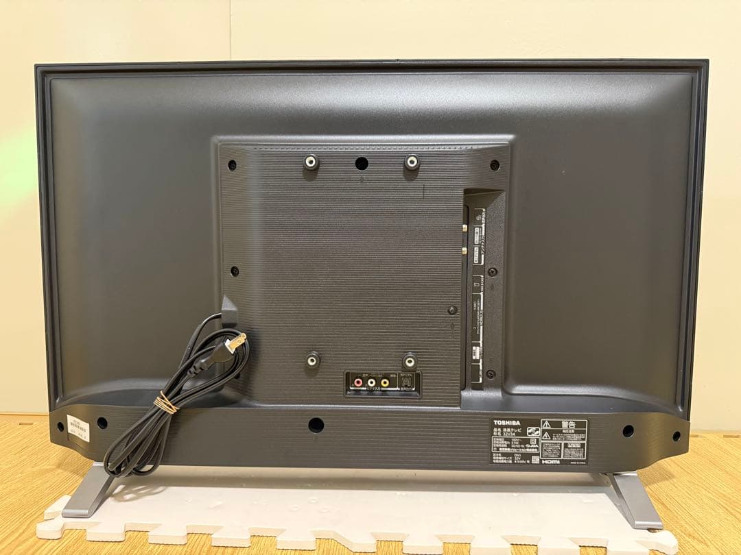 美品東芝REGZA 32V34 32型2022年製⭕️上地、BS/CS動画可テレビ