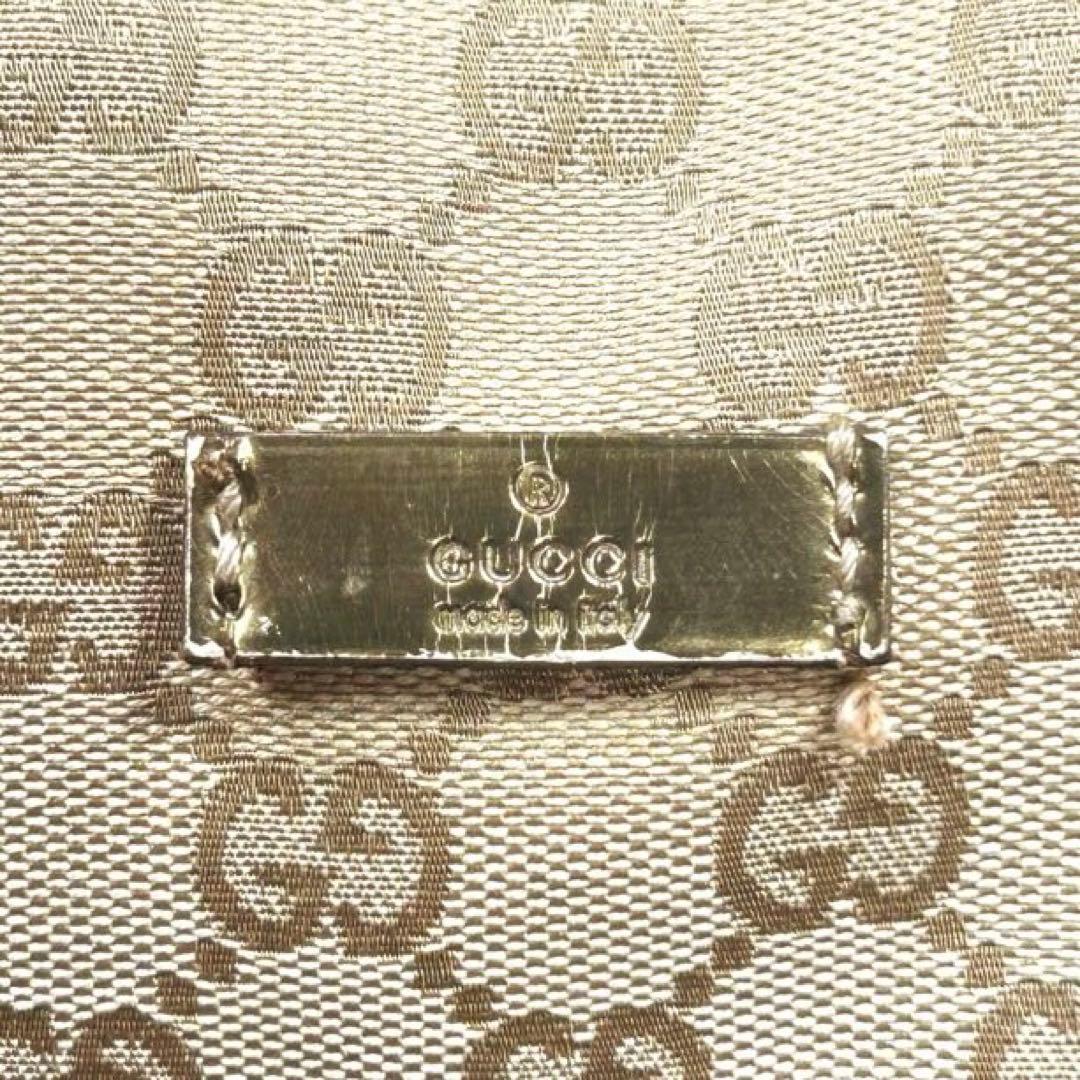 GUCCI グッチ 斜め掛け シグネチャー ベージュ 送料無料