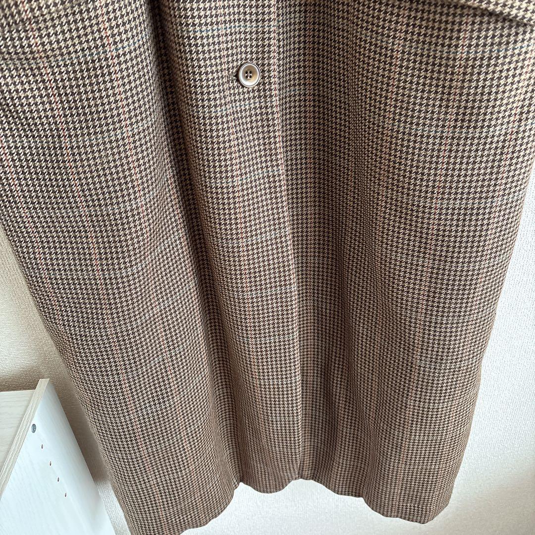 ジャーナルスタンダードラックス　美品チェックチェスターコート