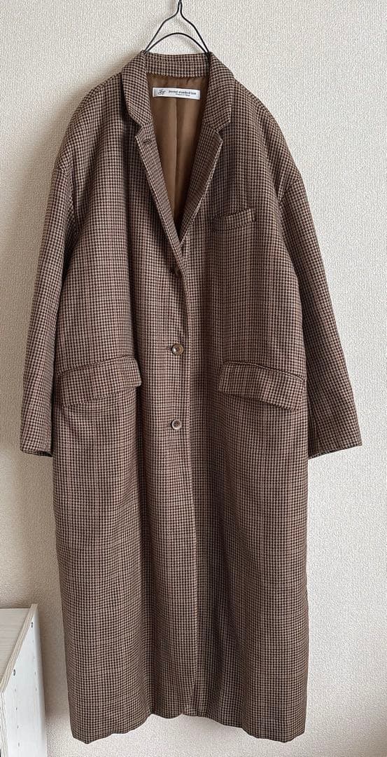 ジャーナルスタンダードラックス　美品チェックチェスターコート