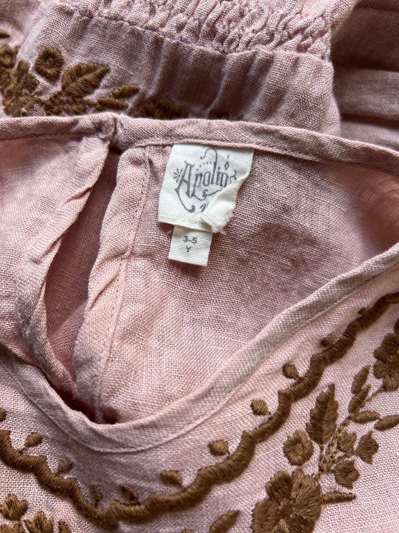 APOLINA ドレス　ワンピース　25ss 刺繍　3-5Y アポリナ