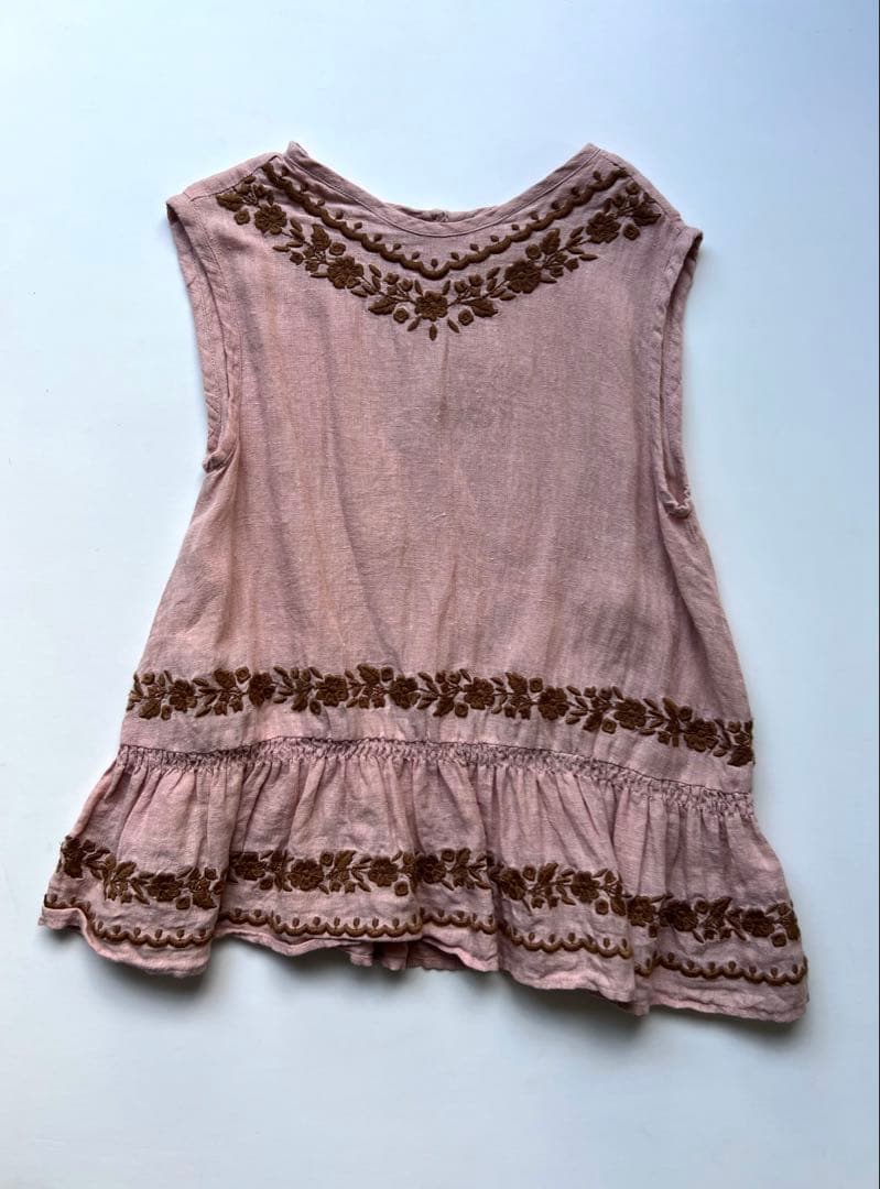 APOLINA ドレス　ワンピース　25ss 刺繍　3-5Y アポリナ