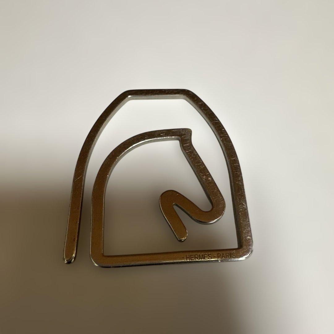 c*読様 HERMES 馬の形マネークリップ