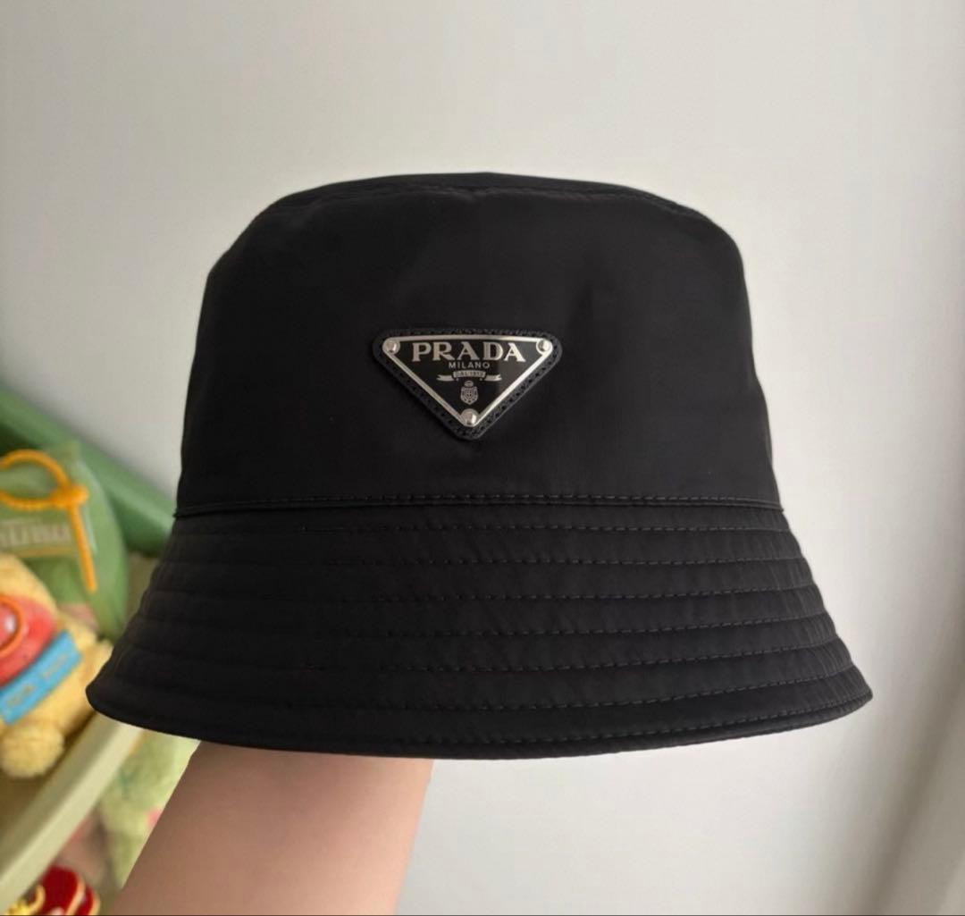 PRADA ブラック バケットハット L 新品同様