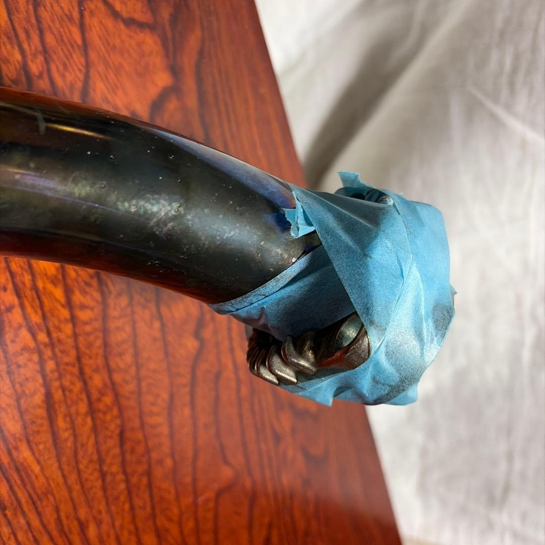 xs650sp用モーターロック製マフラー　type1クローム仕上げ