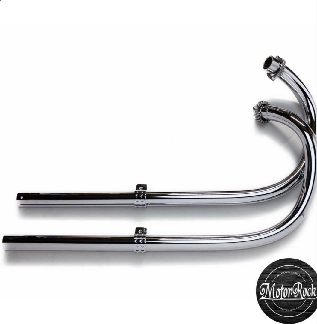 xs650sp用モーターロック製マフラー　type1クローム仕上げ
