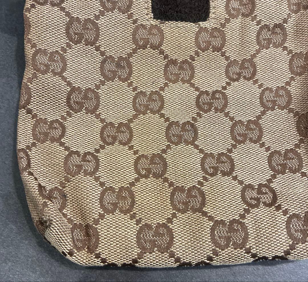 GUCCI （グッチ）ボディバッグ GG キャンバス レザー シェリーライン