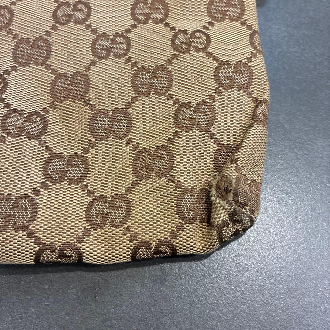 GUCCI （グッチ）ボディバッグ GG キャンバス レザー シェリーライン