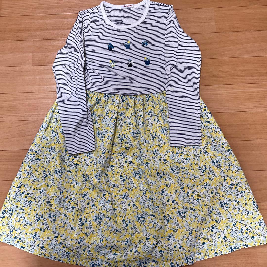 専用です‼️美品 ファミリア リバティー ワンピース 140