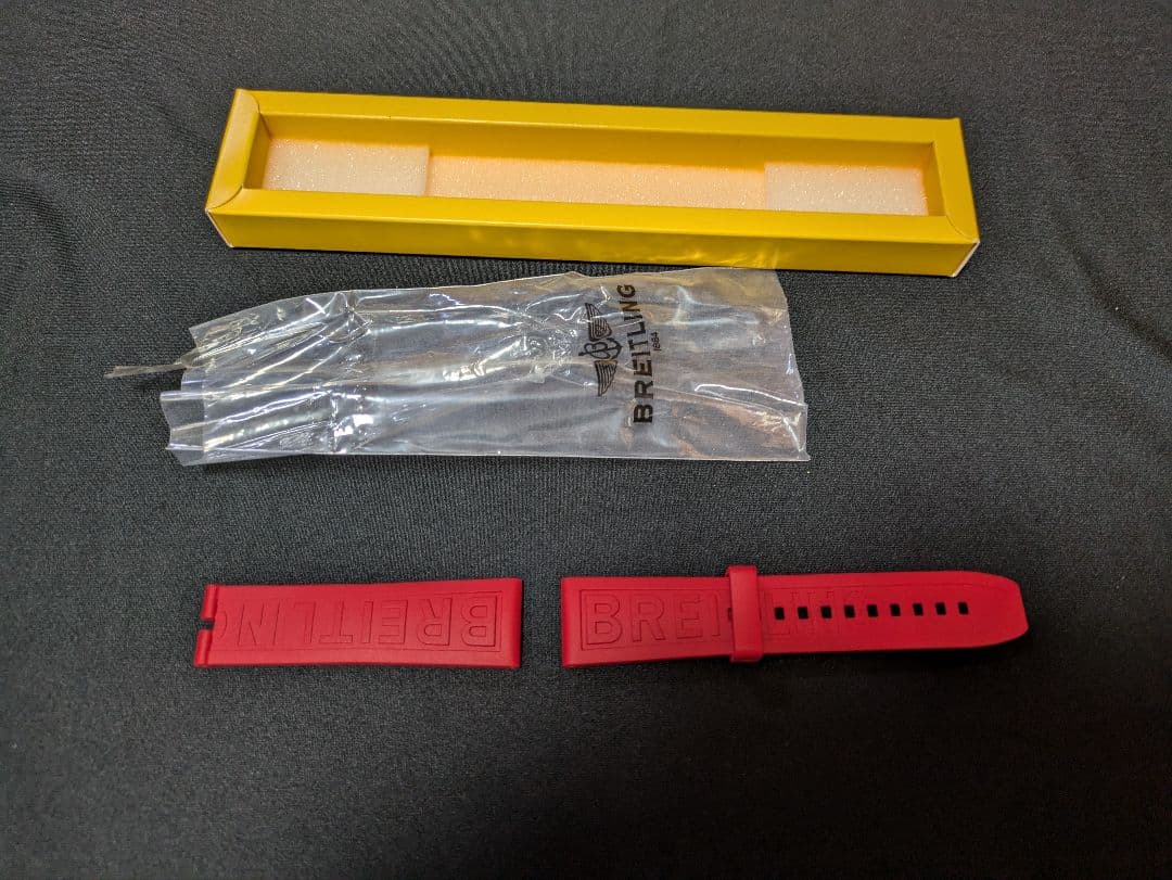 こうちゃん　新品未使用　ブライトリング　ラバーベルト
