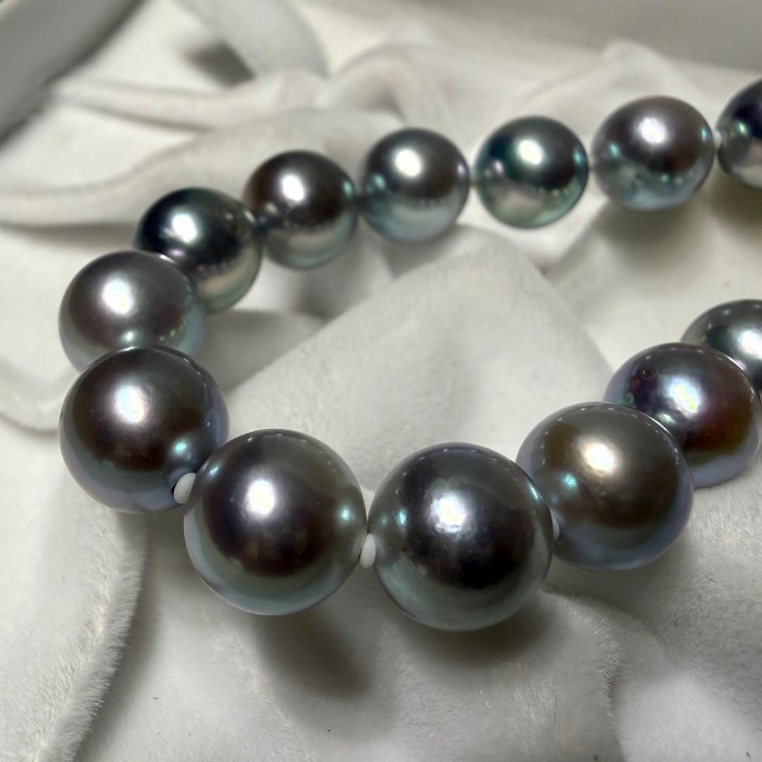 テリ強☆あこや真珠 パール ネックレス8mm 37.5g 42cm 本真珠