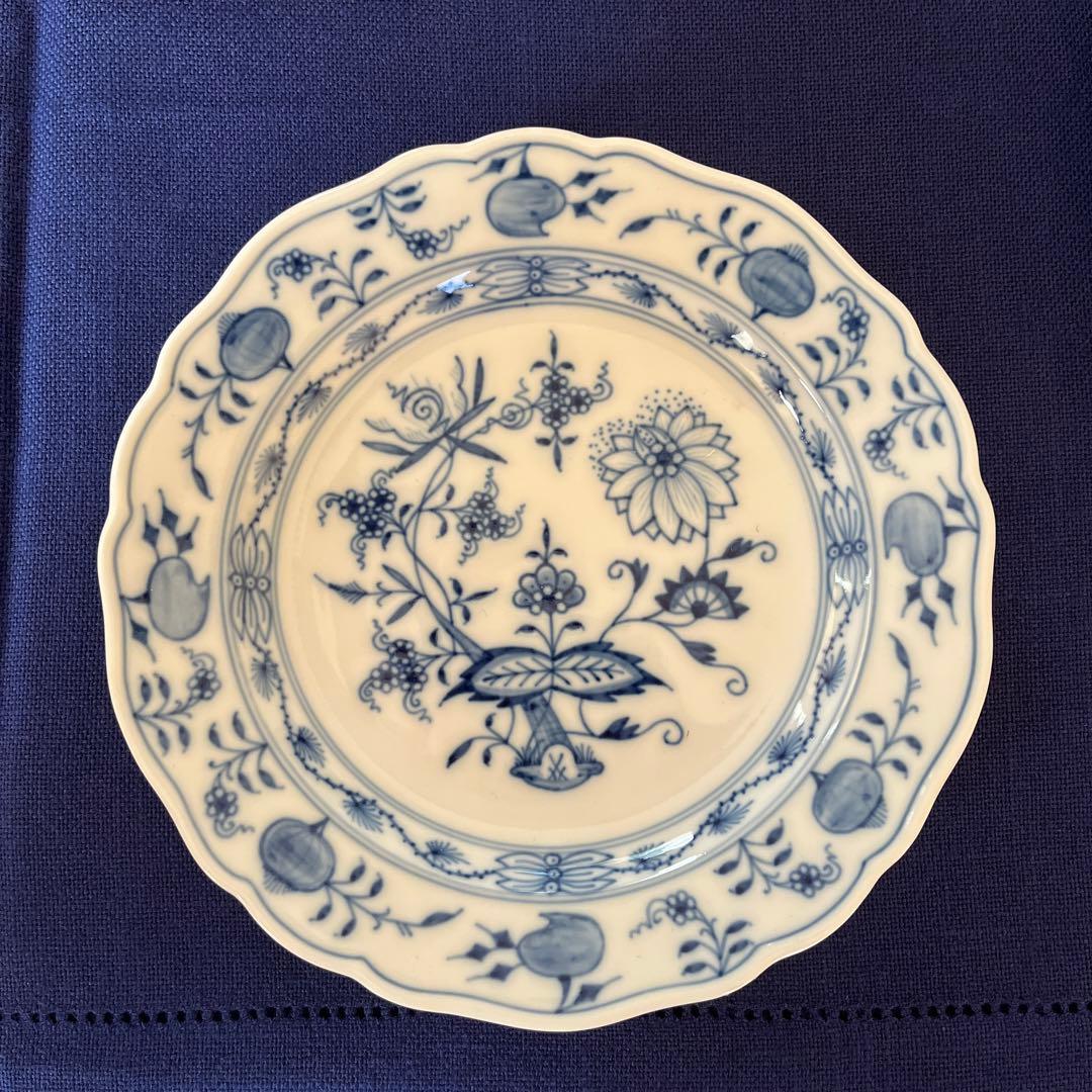 マイセン　ブルーオニオン　ケーキ皿　6枚