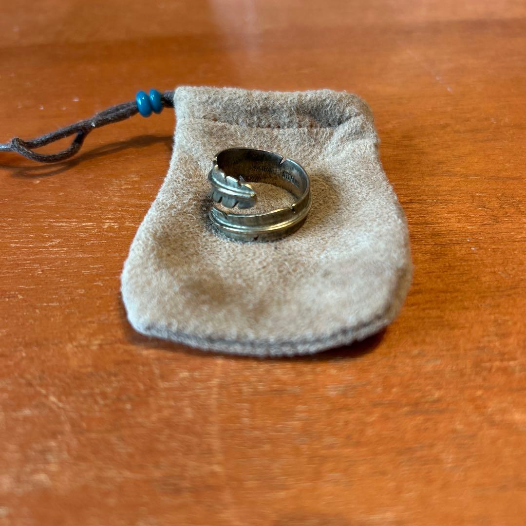 Michael Kirk フェザーリング　約15号　インディアンジュエリー