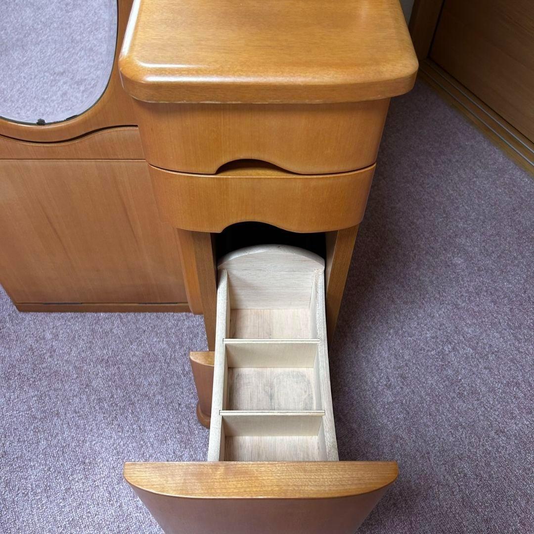 大塚科学　大塚家具　ドレッサー　鏡台　姿見　化粧台　収納テーブル