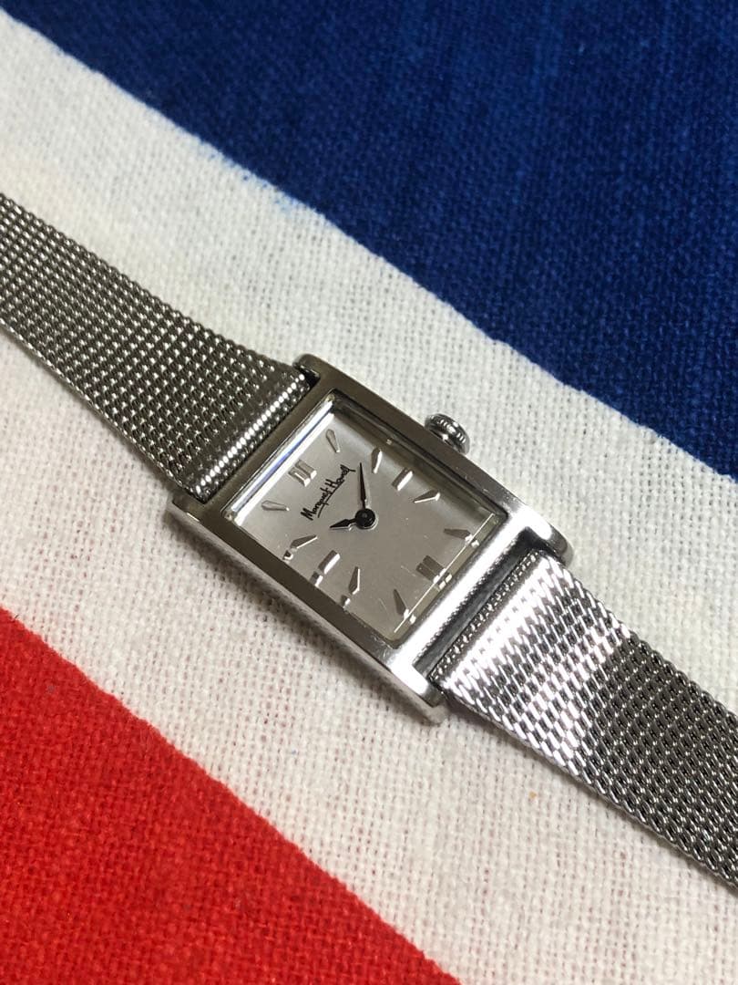 マーガレットハウエル　レディース時計　電池交換済　ベルト新品交換