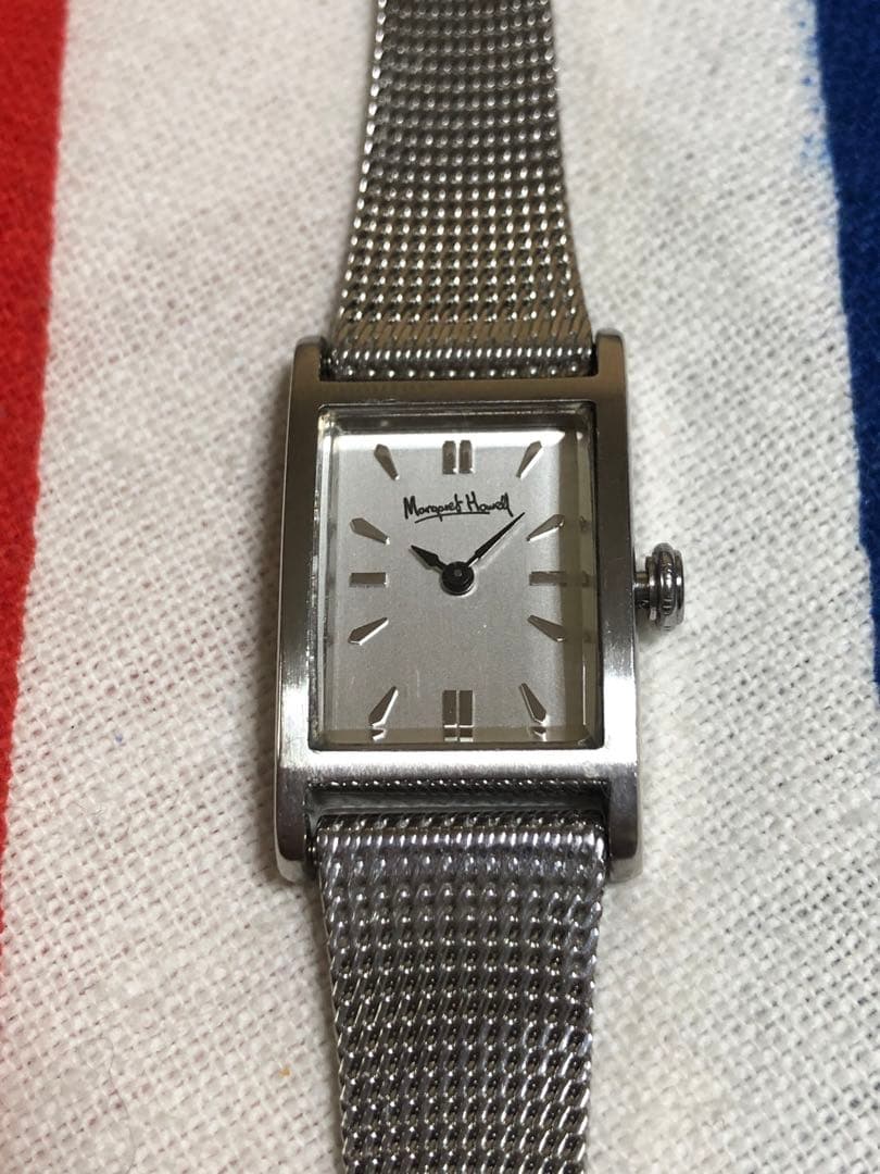 マーガレットハウエル　レディース時計　電池交換済　ベルト新品交換